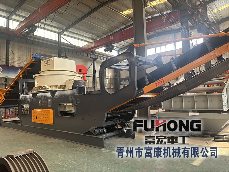 框架式半移動破碎站出口